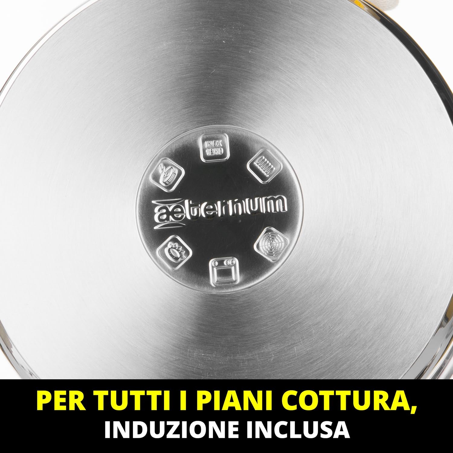 Batteria pentole 11 pezzi Aeternum La Divina in acciaio inox