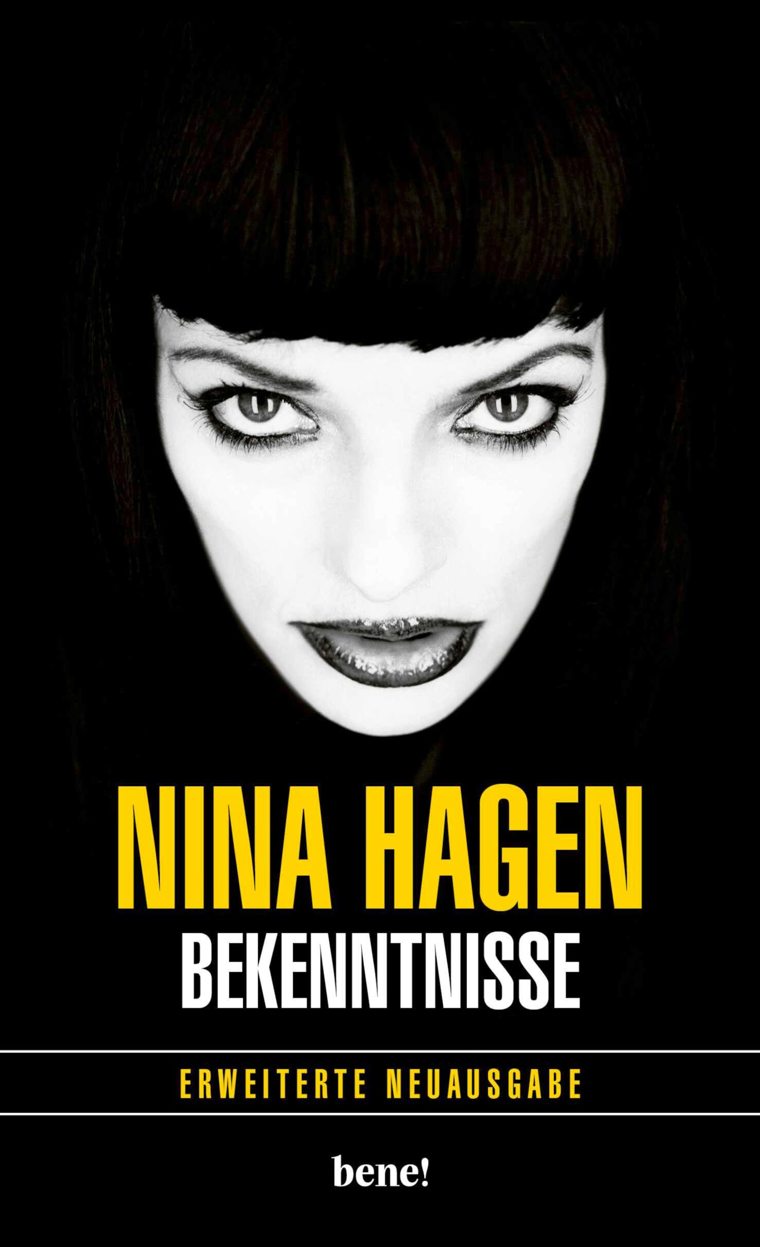 Livre autobiographique Bekenntnisse Nina Hagen édition augmentée de collection
