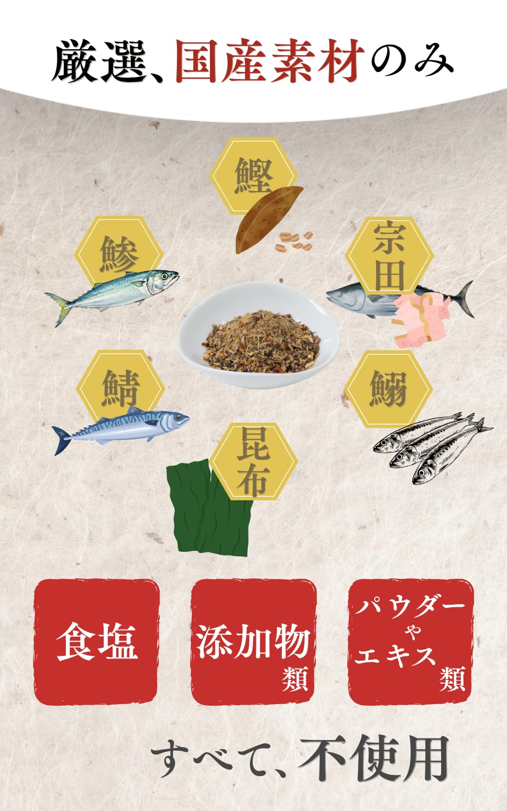 Amazon.co.jp: 完全無添加 だしパック 伊奈国屋 だしよか 【食塩・砂糖