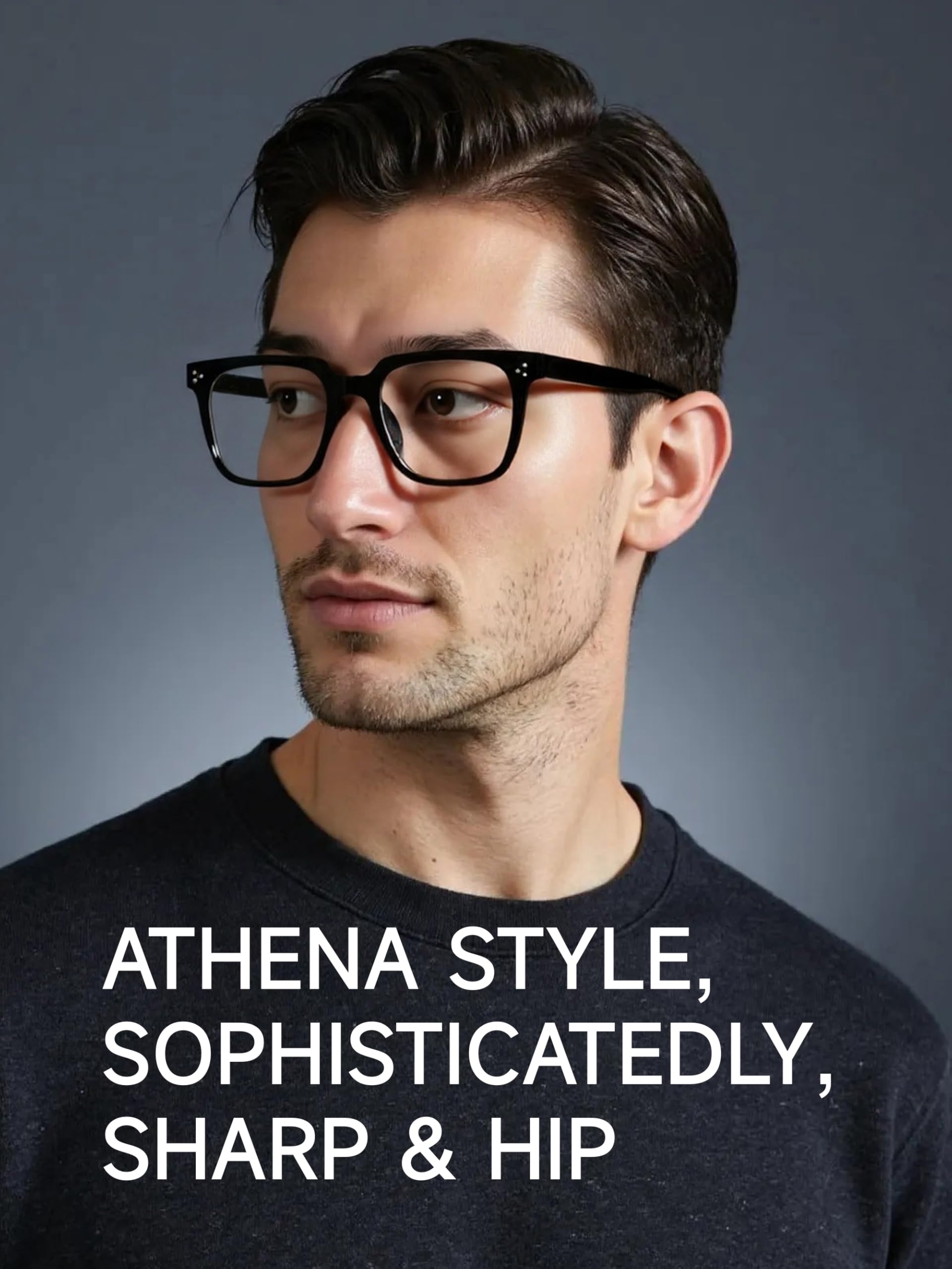 Gafas de luz azul grandes cuadradas para hombre y mujer, a la moda, reduce la fatiga ocular para TV, ordenador y juegos