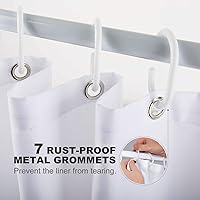 Vista 6 de AXKEUDO Cortina de ducha personalizada con imagen, tela impermeable, cortina de baño personalizada, cortinas de ducha de Navidad para decoración