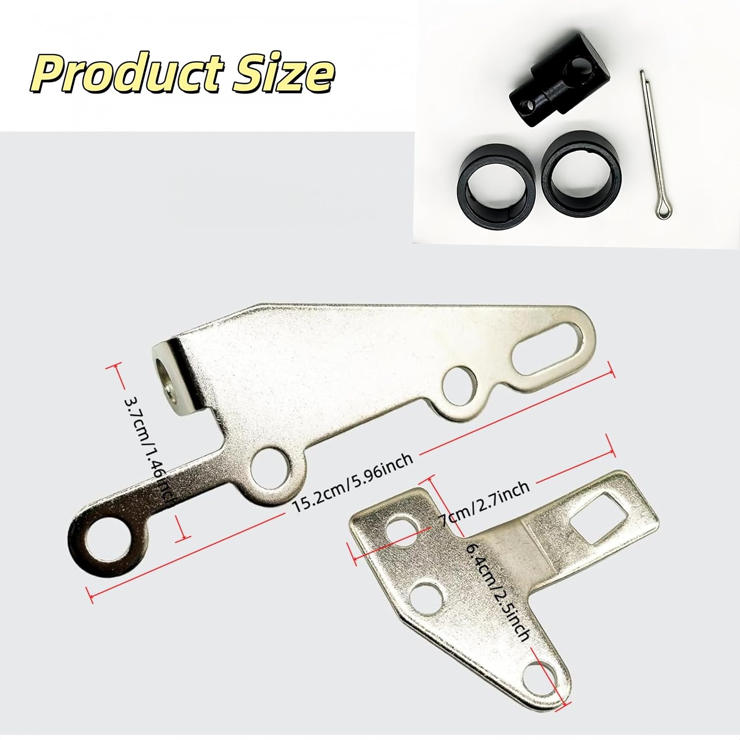 35498 Bracket and Lever Kit,Automatic Transmission Shifter Cable Holder Kit Compatible with GM TH400, TH350, TH250, 200-4R, 700R4, 4L60E, 4L80E, 4L85E