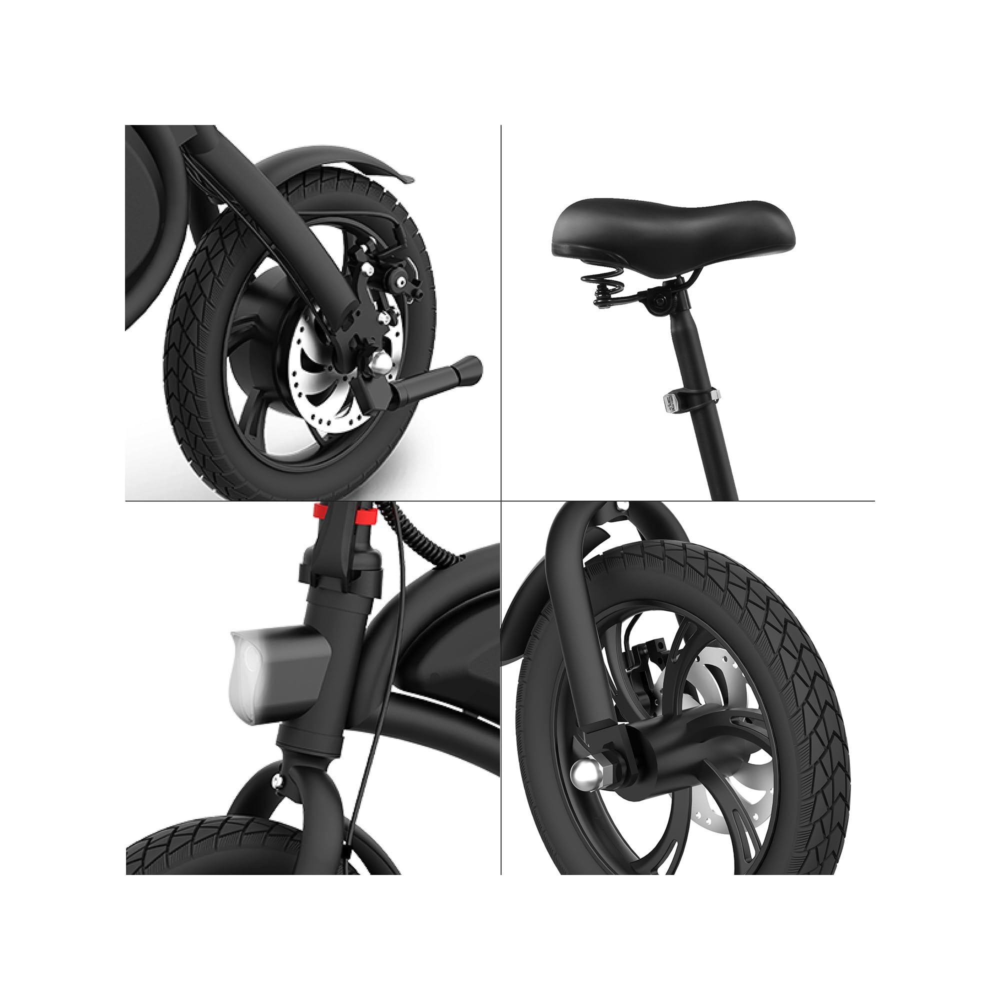 UrbanGlide Draisienne Électrique Adulte 120 – Moteur 250W - Autonomie 18 km - Roues 12" Gonflables - Batterie 42V/5.2Ah - Poids 15Kg