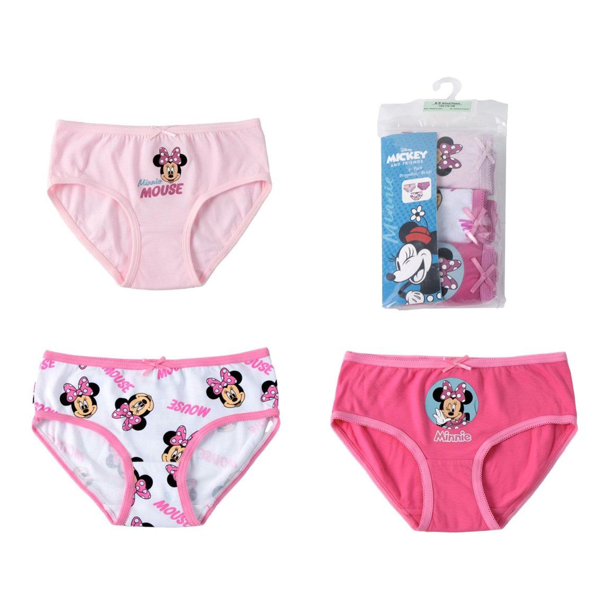 Pack Braguitas 3 o 5 Piezas Disney - Ropa Interior Niña Algodón Suave y Transpirable, Braguitas Disney Ajustables y Cómodas, 2-8 Años — view 9