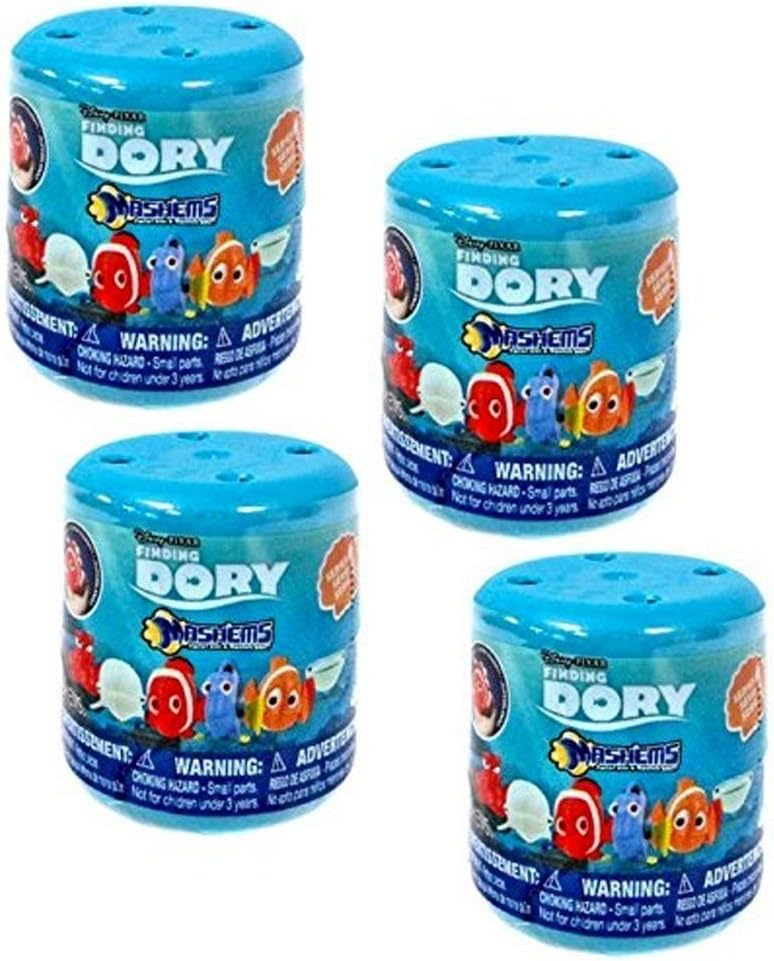 Finding Dory Mash'ems Squishy Mini Figure Pack Series 1 Bundle [4 Random Figures ,#G14E6GE4R-GE 4-TEW6W281109