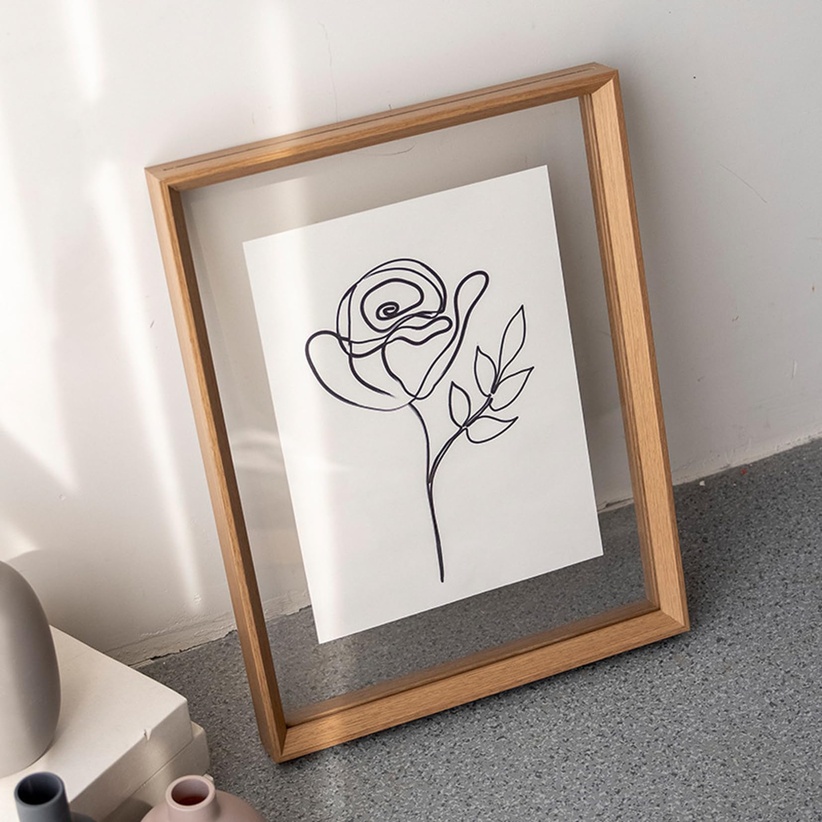 Amazon.co.jp: [LSDZW] 木製フレーム A3 額縁 おしゃれ フレーム