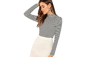 Mime Shirt Women: Mock Turtleneck Styled for Grace and Confidence