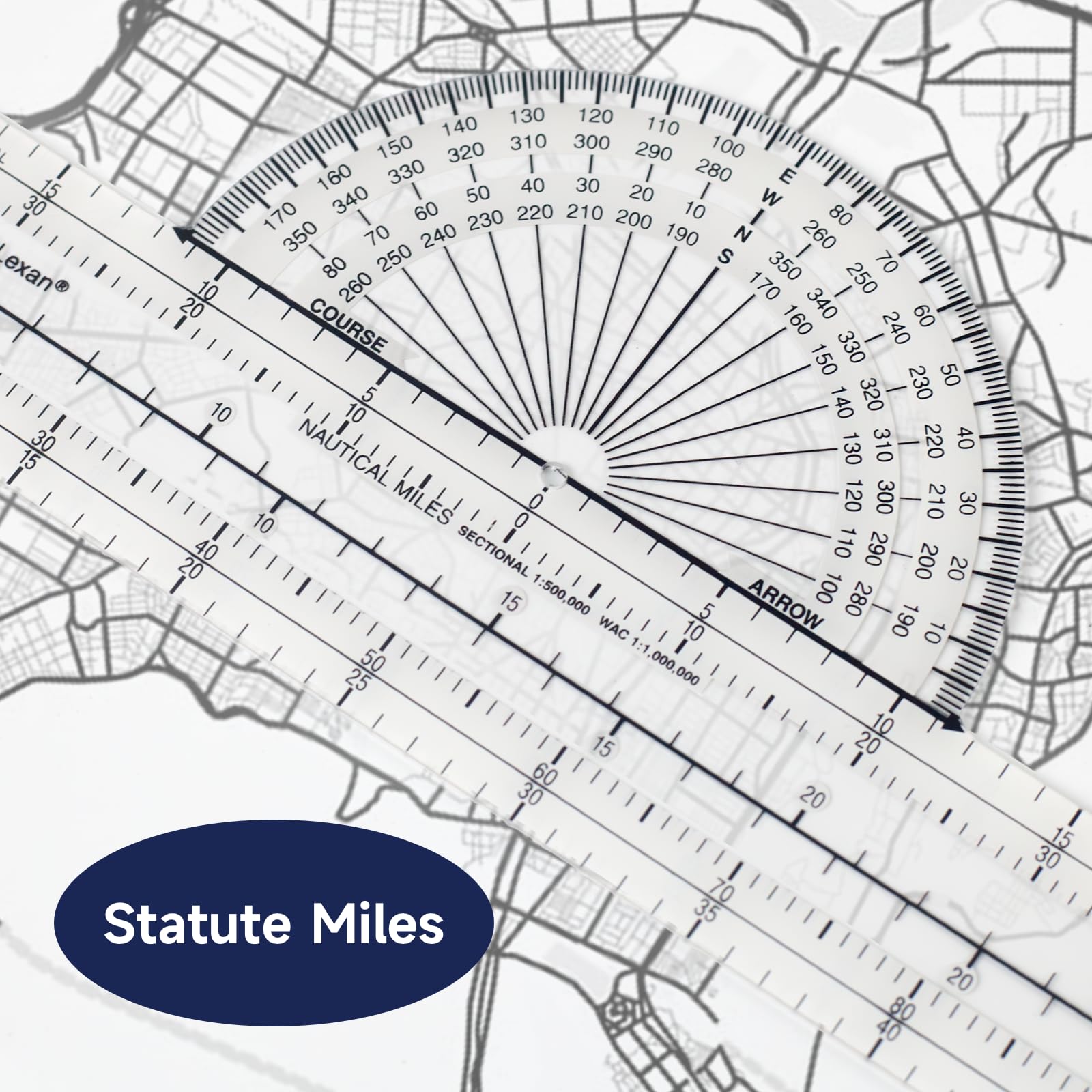 CYA Micro Traceur Fixe Aviation pour Pilotes de Vol, 8 Pouces, Navigation VFR/IFR, CFP-3