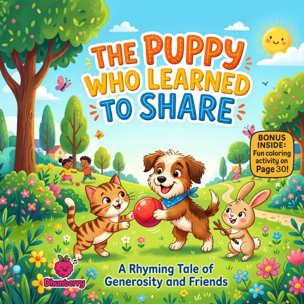 The Puppy Who Learned to Share: A Rhyming Tale of Kindness, Friendship, and Sharing Toys