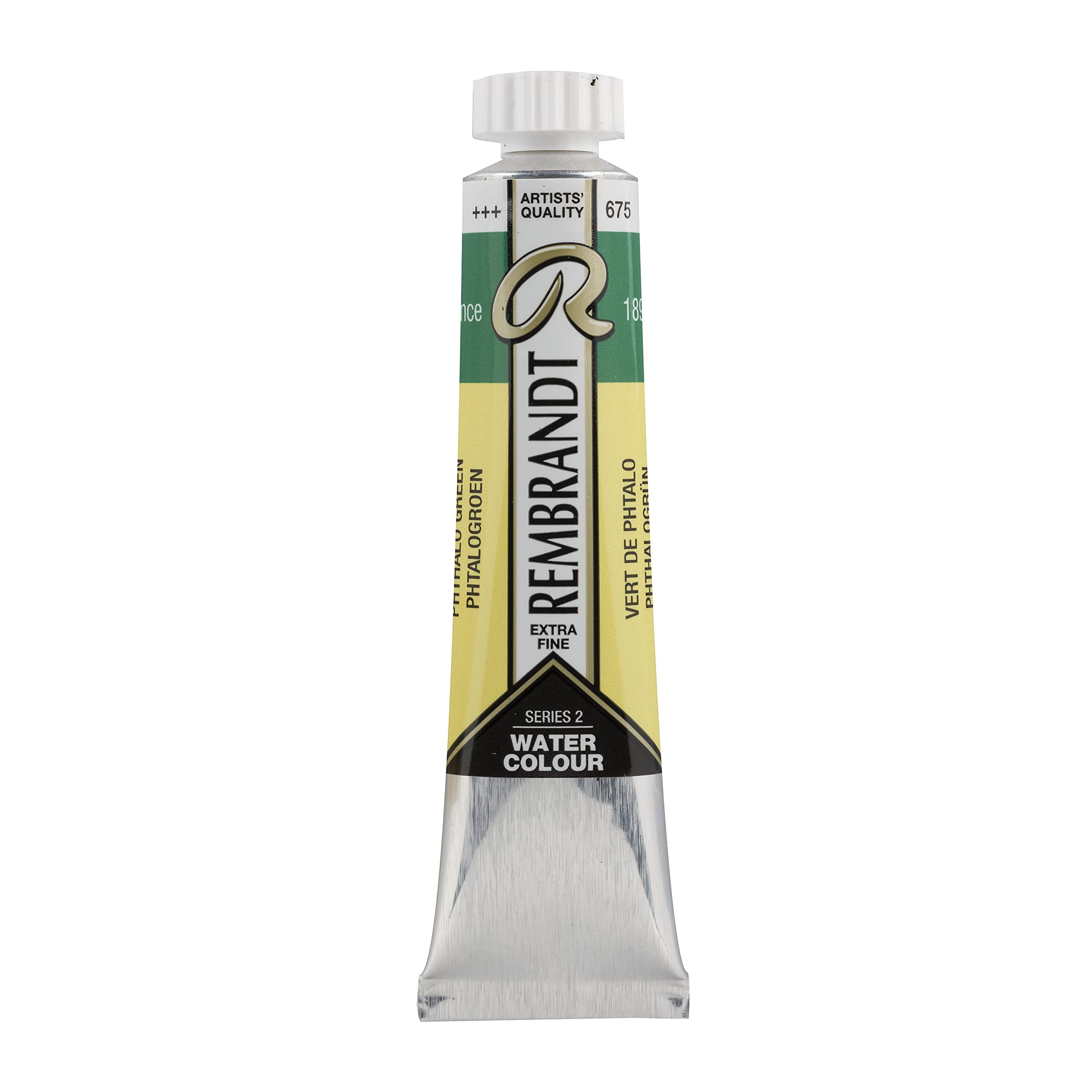 Royal Talens : Rembrandt Watercolour Paint : 20ml : Phthalo Green