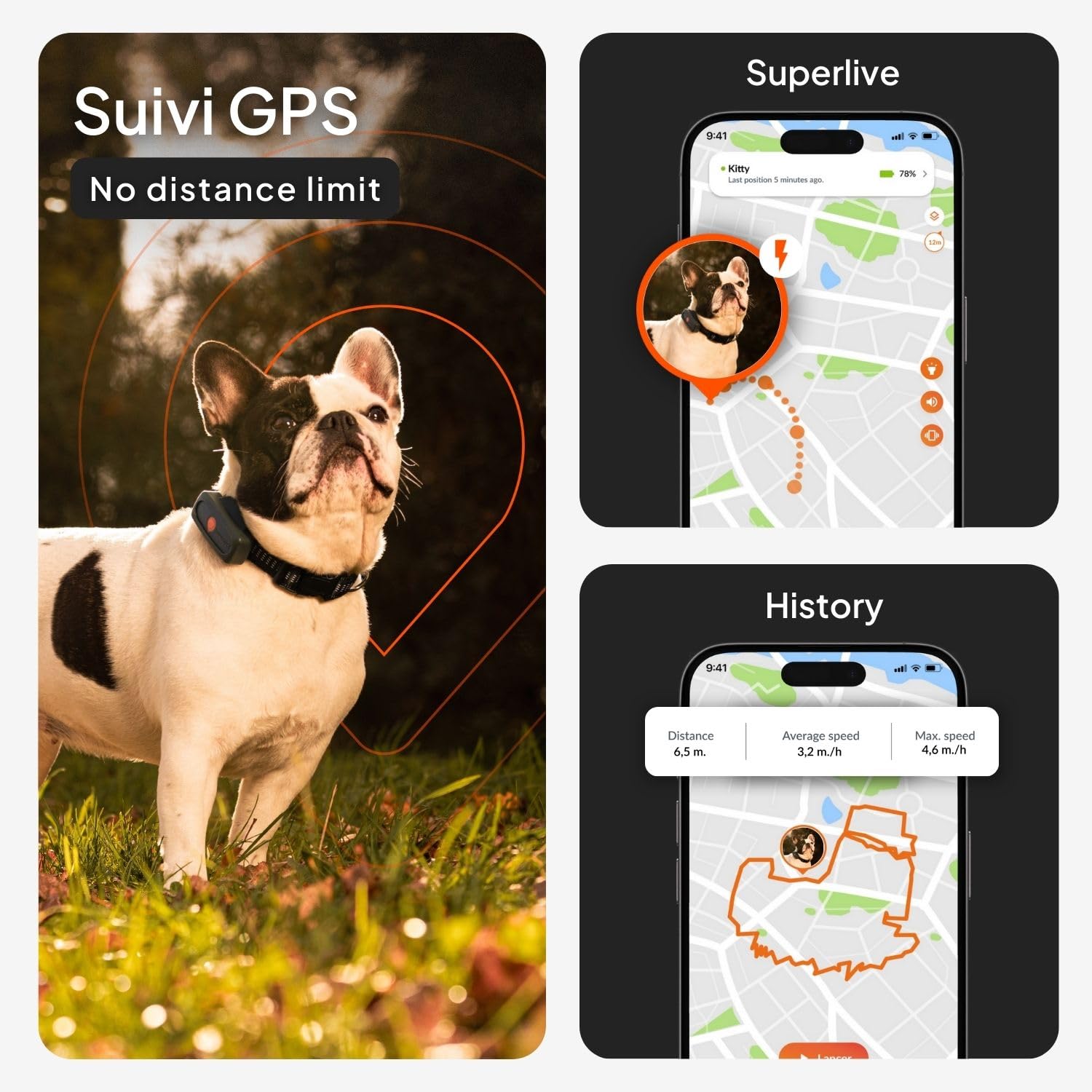 Weenect Dog XS - GPS Tracker for Dogs | Real-time GPS Tracking | Waterproof | Smallest Model on The Market | Operates with a Subscription - image 2