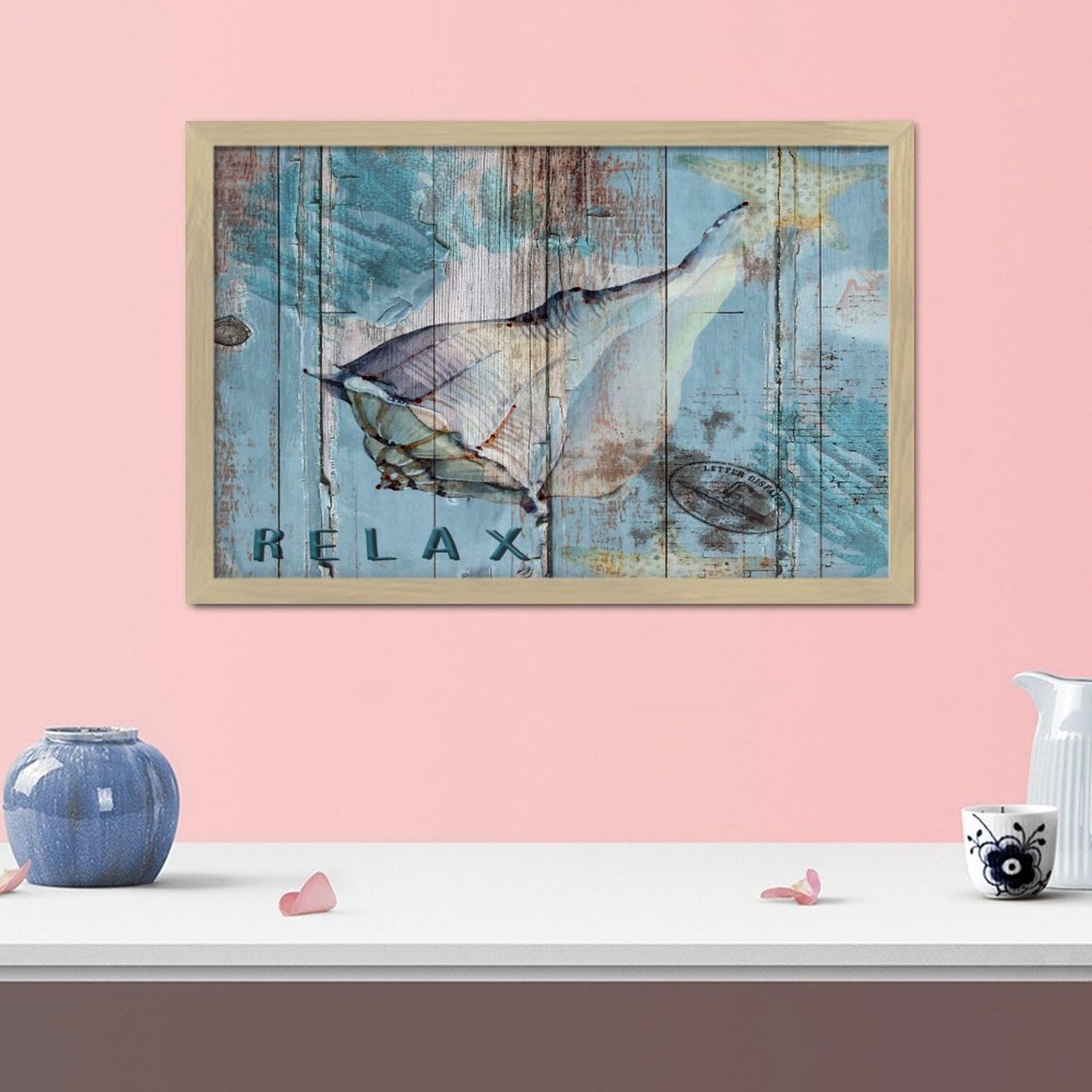 Targa Decorativa Infradito In Legno - Stile Spiaggia, 53x22 Cm, Per Bar, Casa O Locali - Foto 8