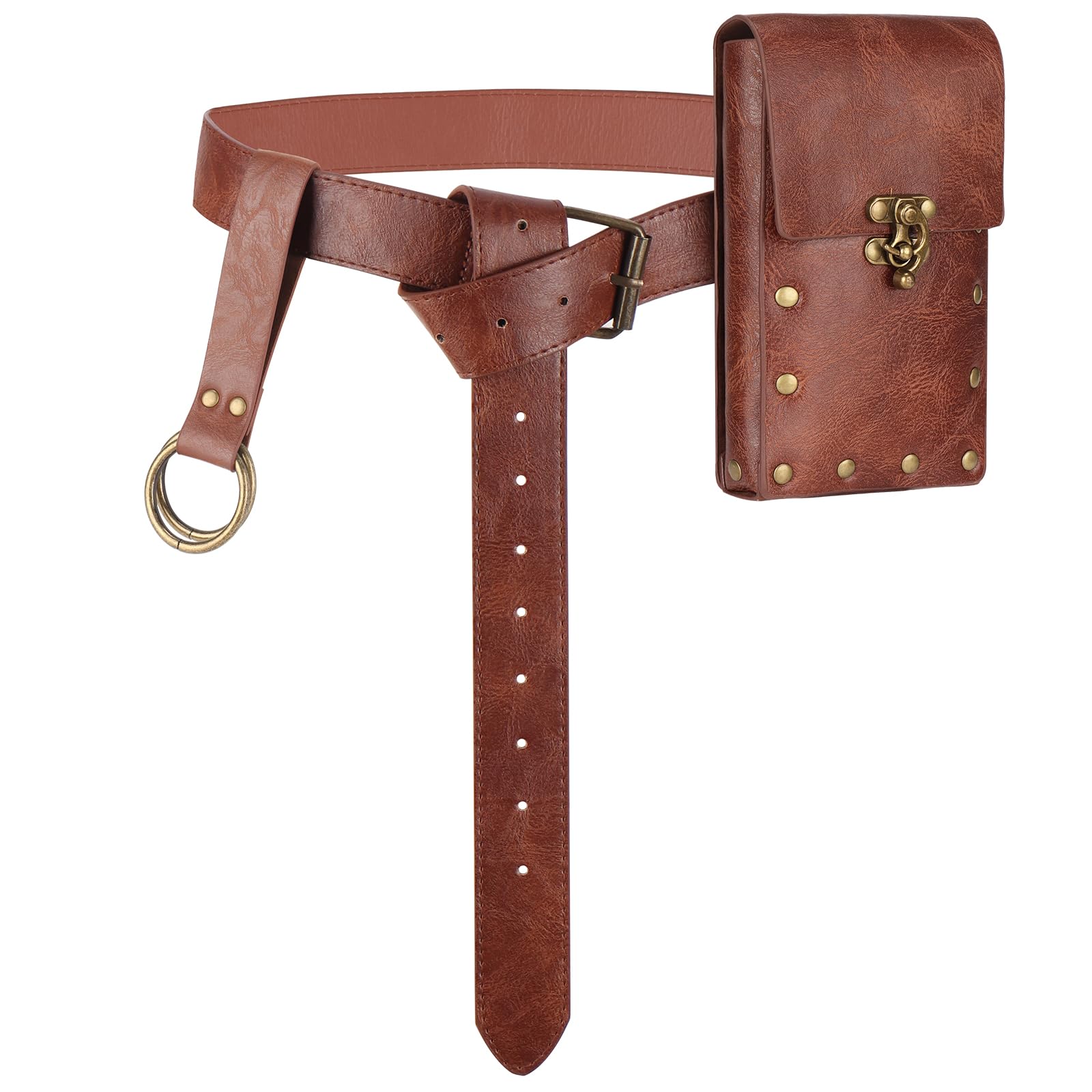 Magibag Renaissance Belt Pouch Waist Bag Pouch Skirt Hike Medieval Bag Ren Faire Costume Accessories for Halloween