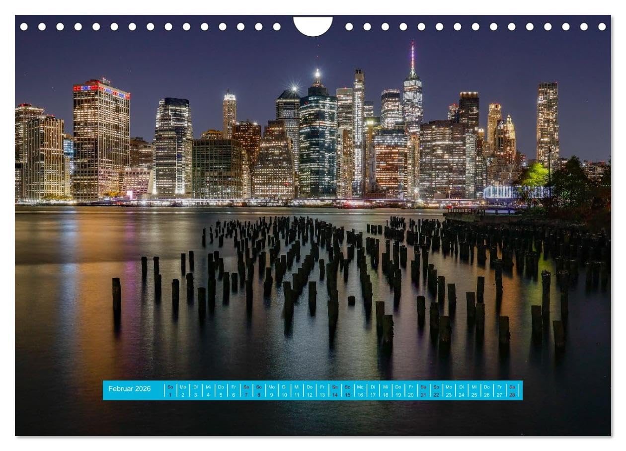 Sechs Tage New York (Wandkalender 2026 DIN A4 quer), CALVENDO Monatskalender: Sechs Tage New York - die besten Fotos
