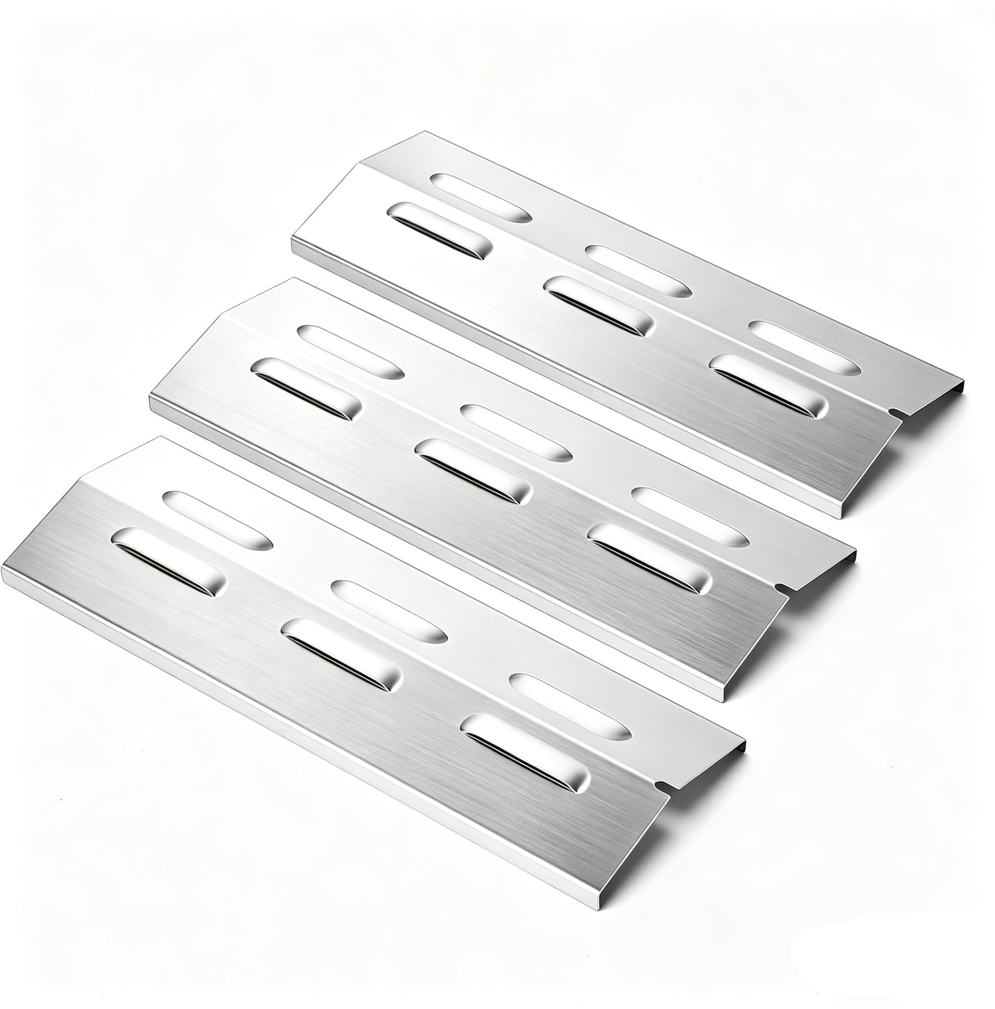 GFTIME 33,5 x 12 cm in acciaio inox piastra di calore pezzi di ricambio per Enders San Diego, 3 pezzi