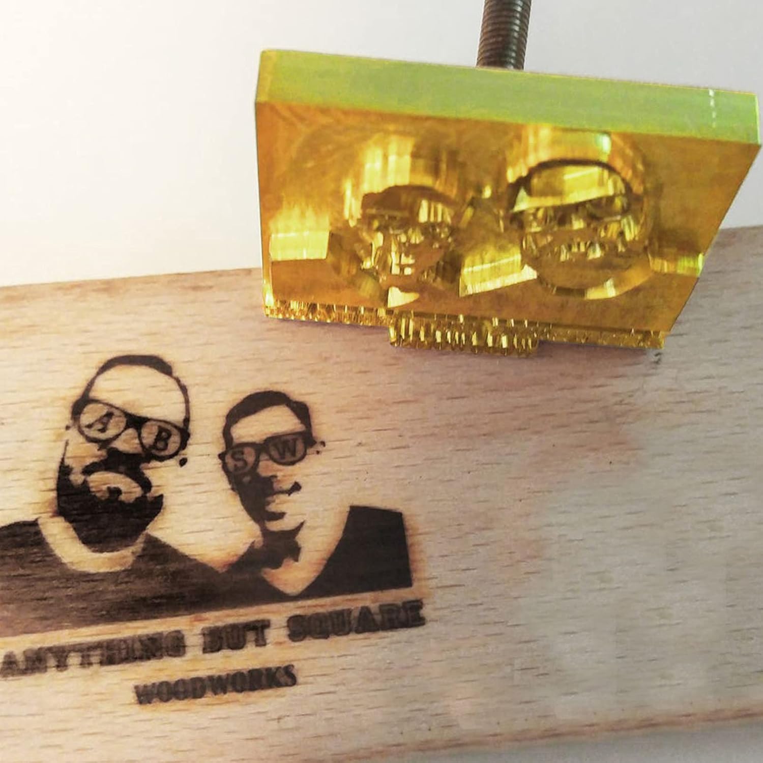 Custom Wood Branding Iron for Woodworkers - Burning Stamp (3"x3")