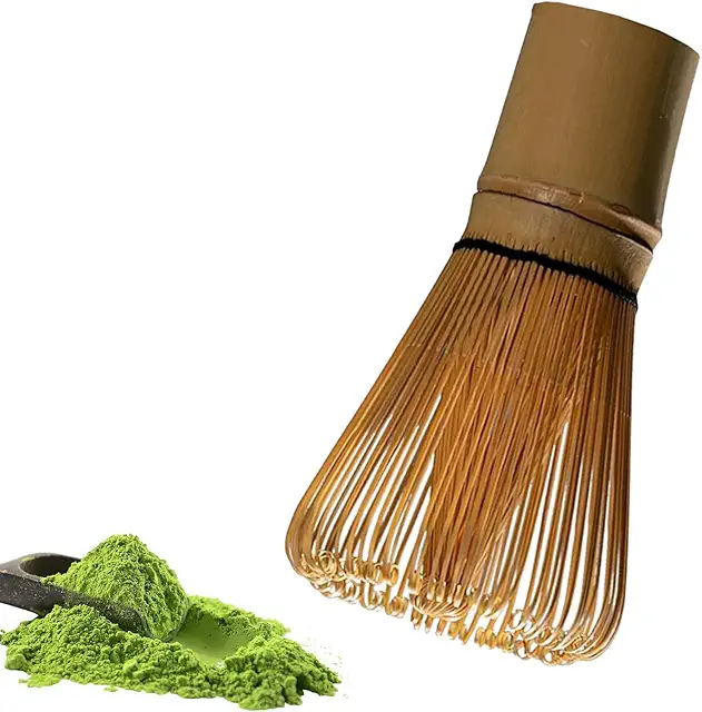 Bamboo Matcha Whisk - Traditional Tool for Frothy Green Tea Preparation