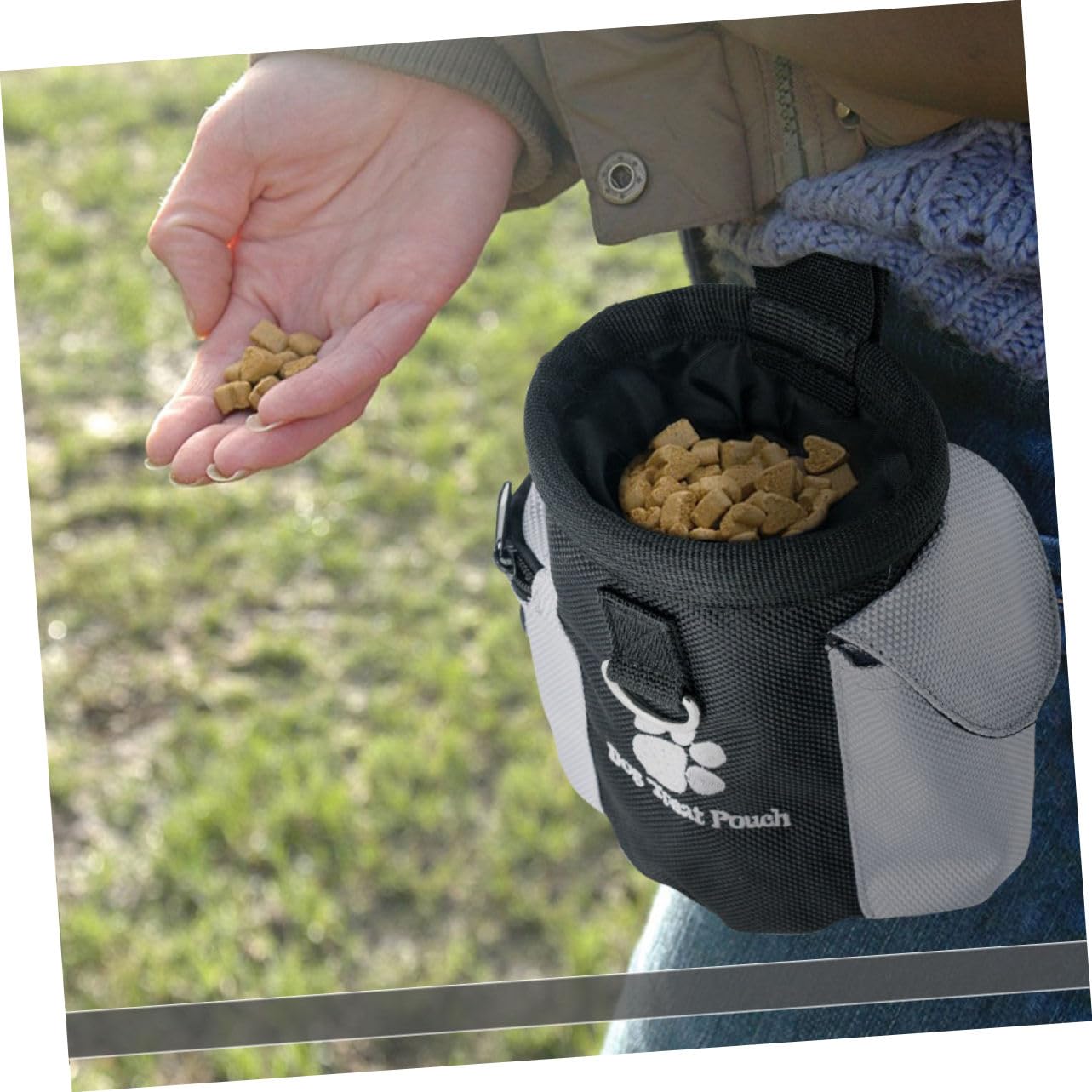 FRCOLOR 3piezas Bolsa De Entrenamiento para Riñonera De Mano Pouch De Snacks y Accesorios para Paseos y Adiestramiento De