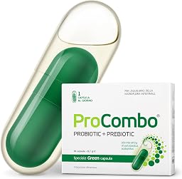 ProCombo - Smart Probiotic with Targeted Action of Beneficial Bacteria Double Capsule for Maximum Protection and Liquid Formula for Faster Results - 1 Capsule per Day! (1 Piece)
