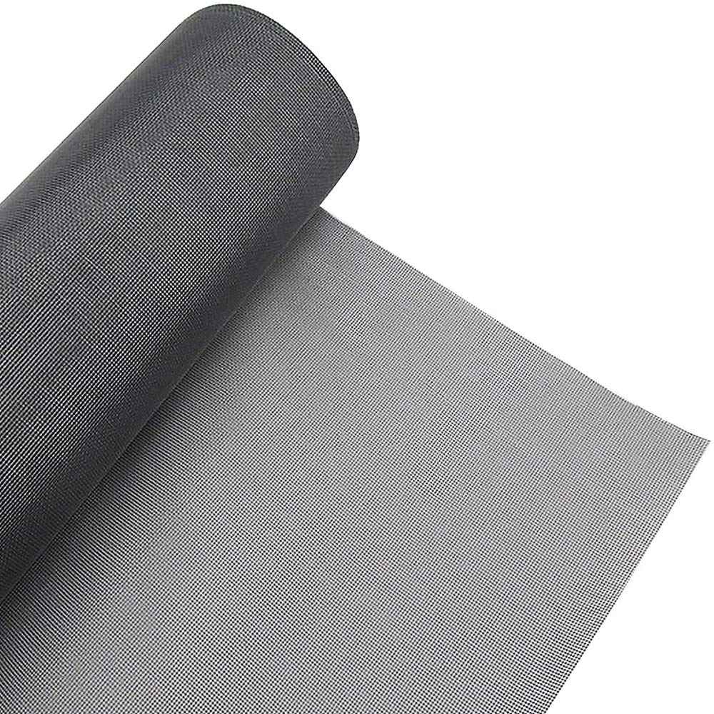 Fiberglass Window Screen Mesh, Replaceable Window Screens Mesh/Fiberglass Screen Roll for Fiberglass Door, Window Screen and Courtyard Wall(150x500cm (59x196.85 Inches),Gray)