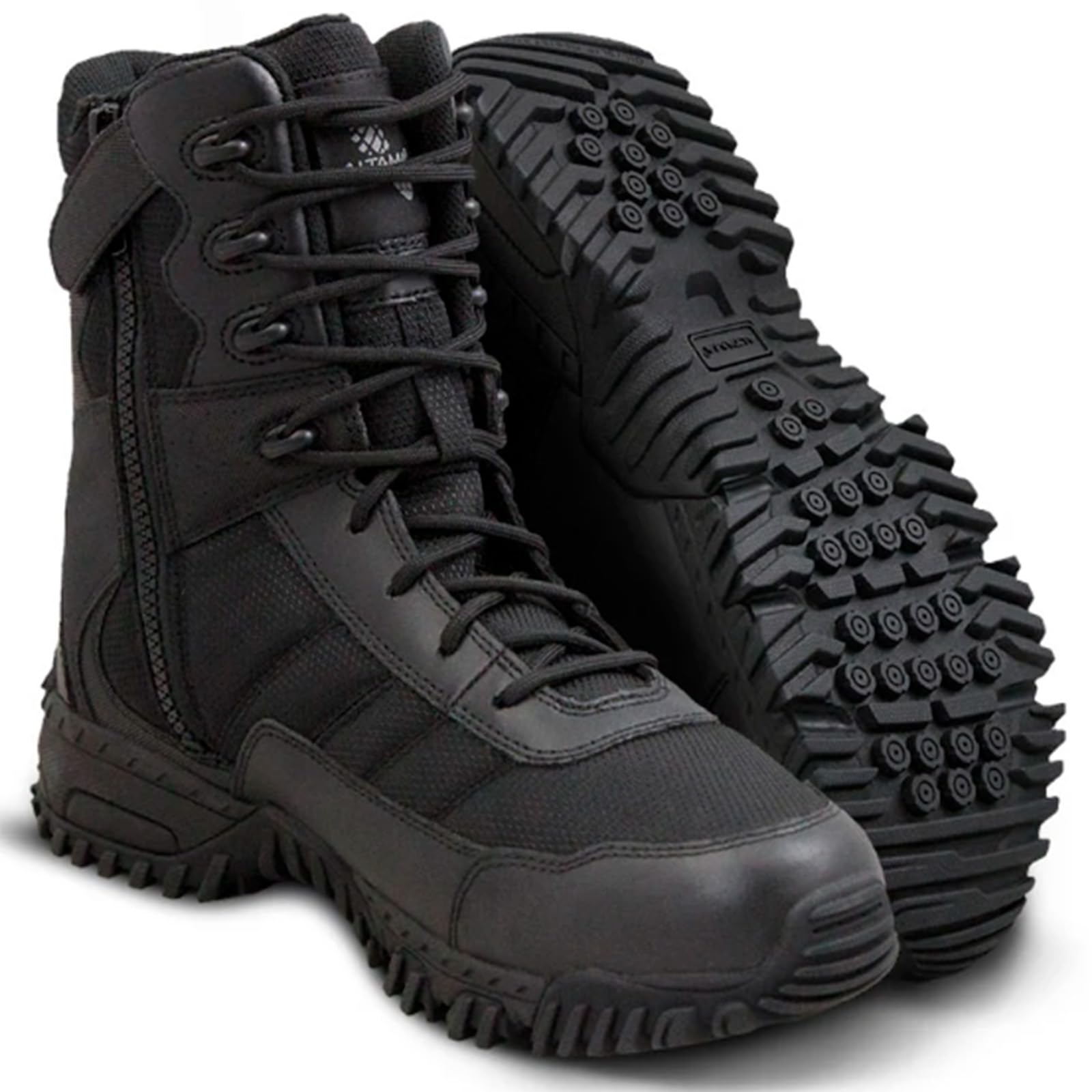 Altama Unisex Vengeance SR 8" Side-Zip Boots | Lightweight Full Grain Leather Boots with Textile Lining & Gusseted Tongue
