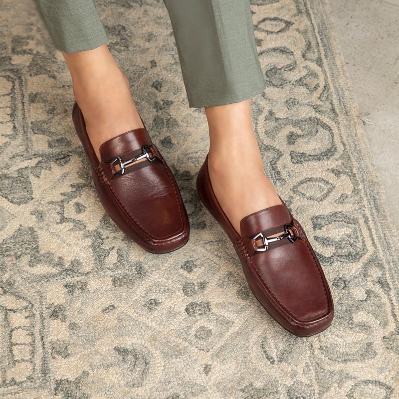 Image of tresmode Casual Leather Loafer for Men