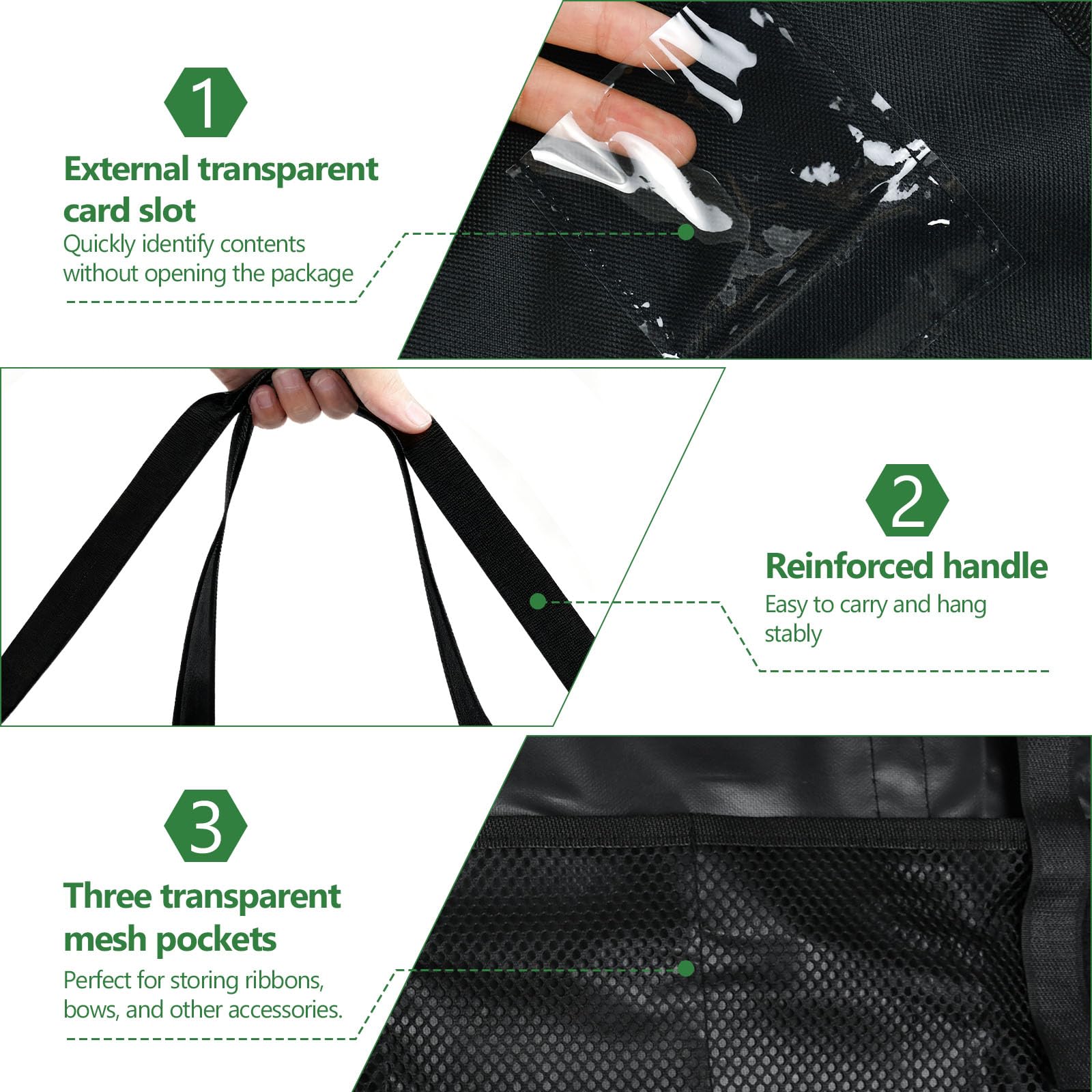Organizer Carta Regalo in Tessuto Oxford 600D,Borsa per Carta Regali Rotolo con Cerniera e Manici 82 x 12 x 34 cm,Custodia per Pacchetti Regalo con Scomparti per Rotoli e Nastri