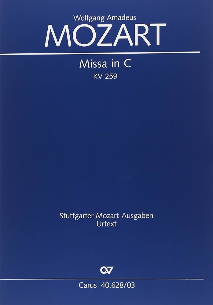 オーケストラ全パート譜　モーツァルト　雀のミサ　ミサブレビス　k.220 未使用 Amazon.co.jp: オーケストラ全パート譜 モーツァルト 雀のミサ