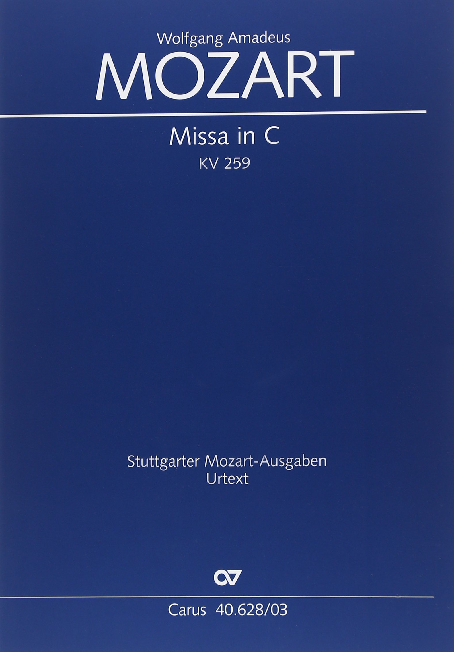 Amazon.co.jp: モーツァルト: ミサ・ブレヴィス ハ長調 KV 259