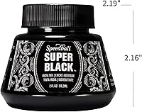 Vista 3 de Speedball Tinta Super Black India, 2 onzas