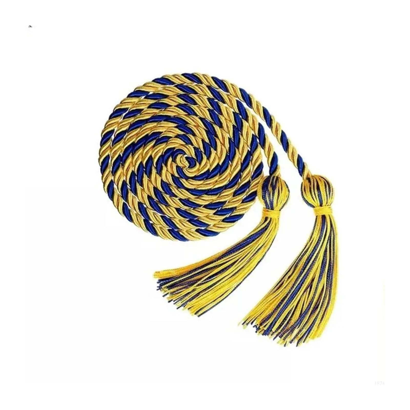Tassel Graduation 10Pcs Graduation Cord With Tassels For Grad Day And Student for Graduate Ceremonies and Memorials(Gold x blue)
