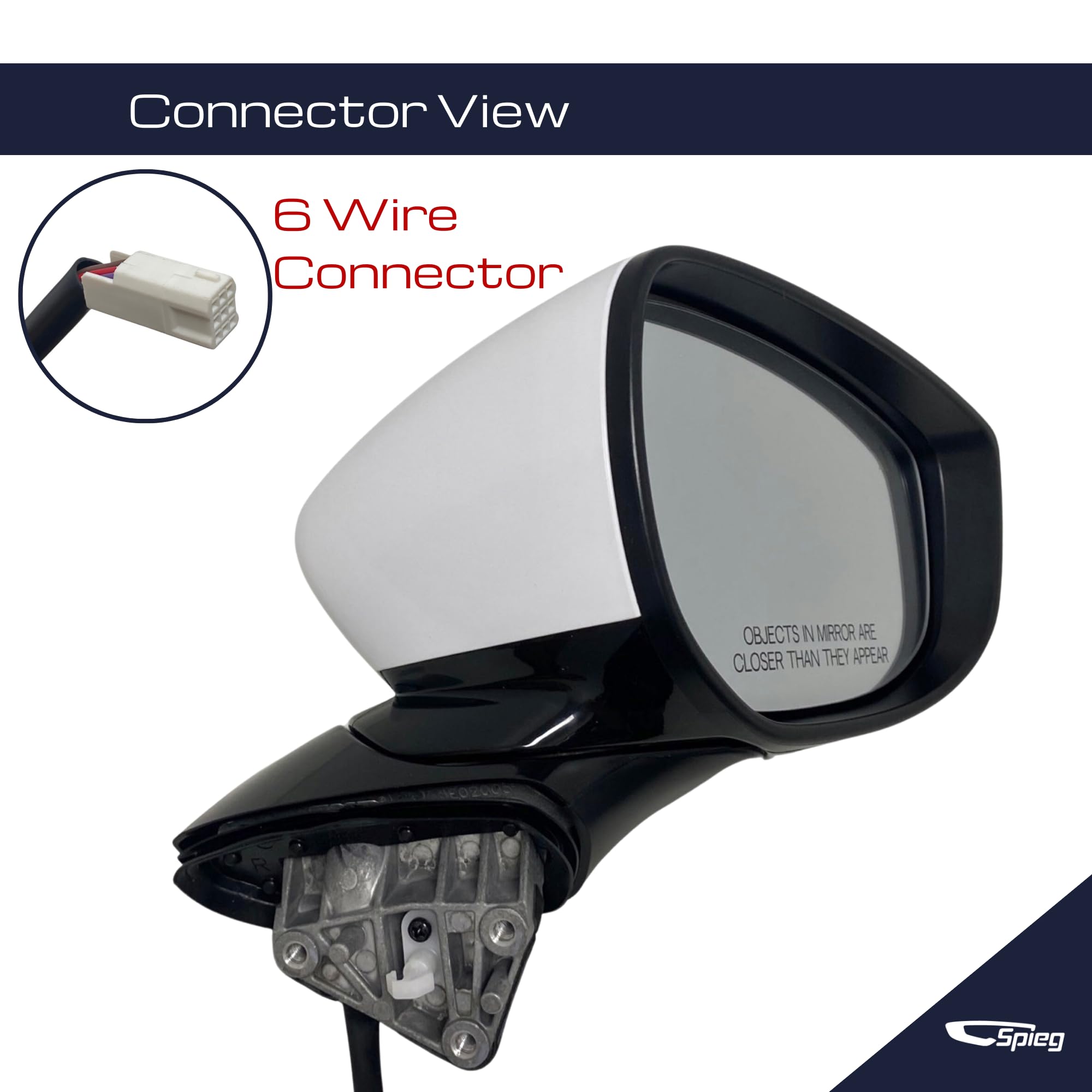 Amazon.com: Spieg Passenger Side Mirror for 2020-2024 Mazda CX-30