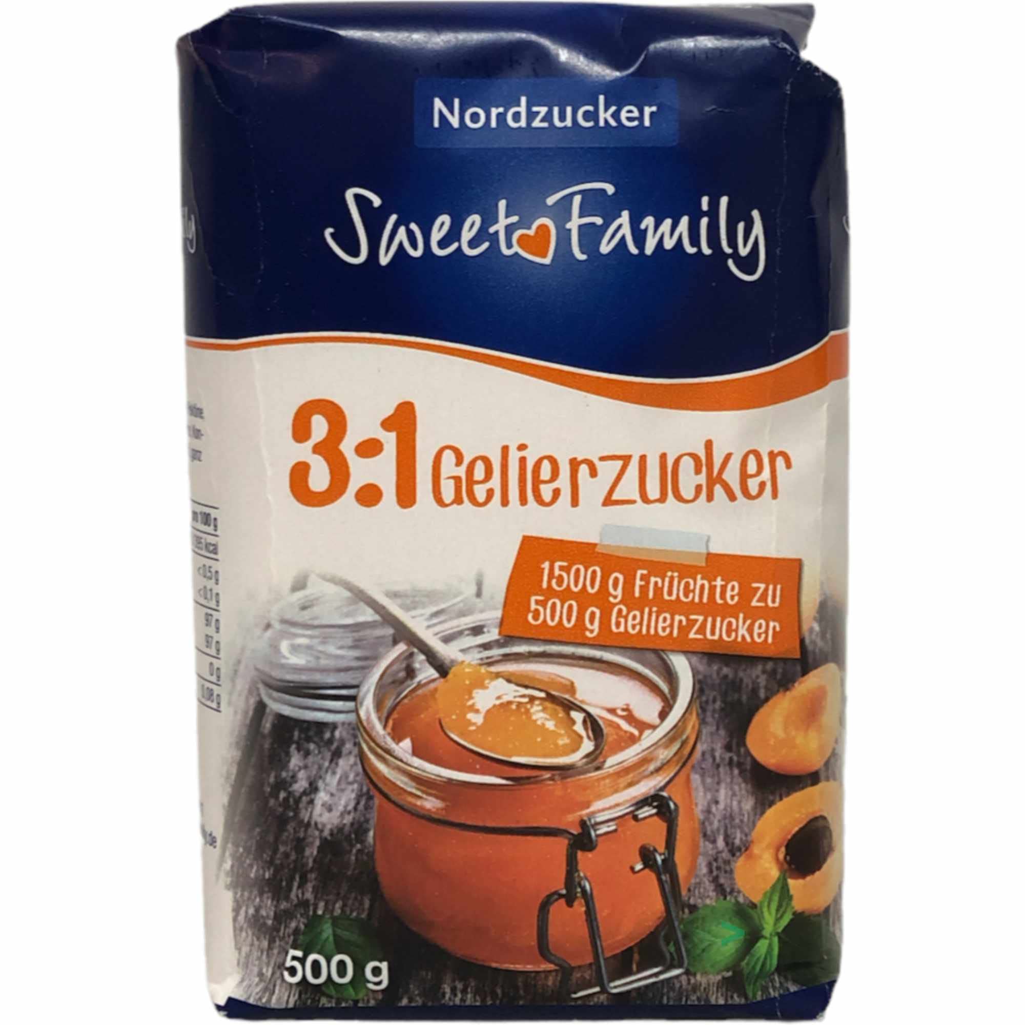 Nordzucker Gelierzucker 3zu1 3er Pack (3x500g Packung) + usy Block