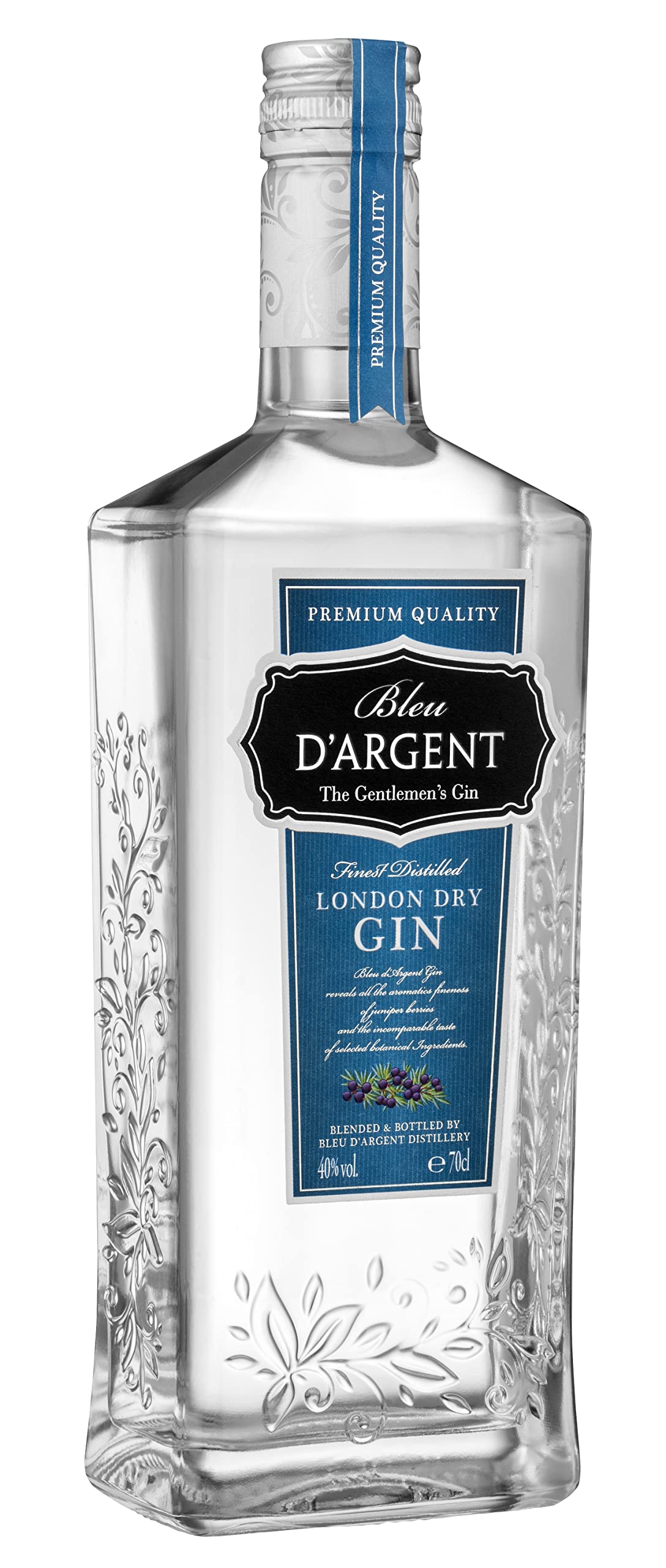 Bleu D'Argent - London Dry Gin - Spirituosen 40% (1 x 0.70 L)