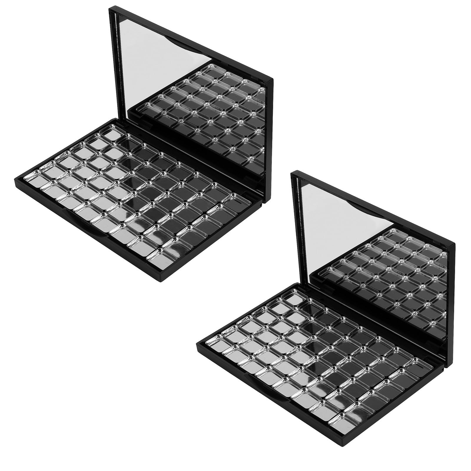 Contenitore Ombretto Magnetico 48 Griglie Nero in Ferro e Plastica