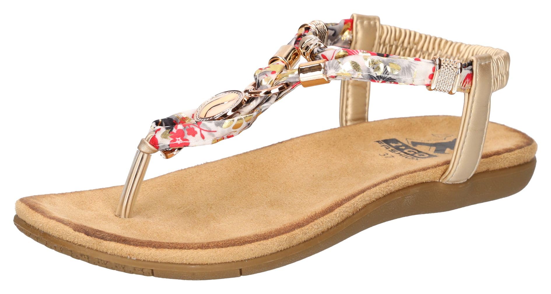 2Go Fashion Damen 8018-805 Flache Sandale