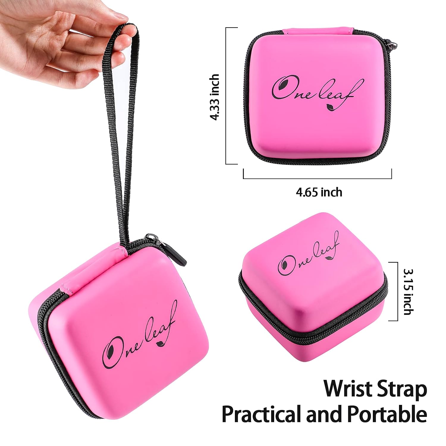 Oneleaf Nail Drill Bits Holder, Kit Organizer Storage Case Displayer Container, Waterproof Portable Organizer Bag, Efile Nail Bits Professional Nail File Bits Manicure Tools-Only Case