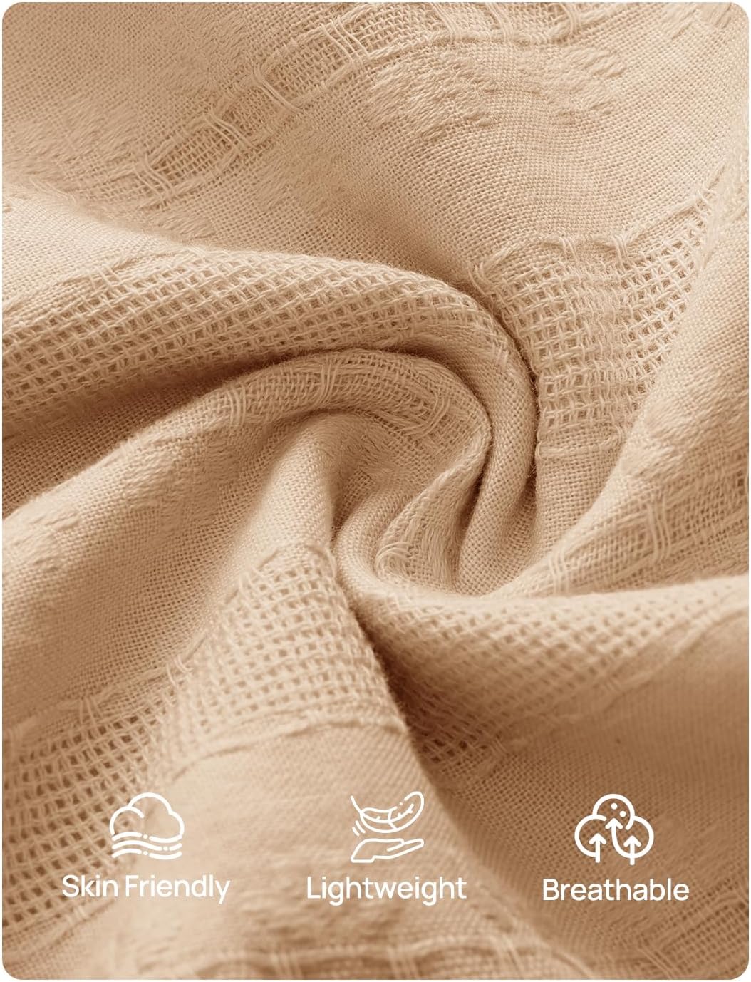 ZESICA Women's 2026 Fall Babydoll Peplum Tops V Neck Puff 3/4 Length Sleeve Shirts Dressy Casual Blouses - Image 7