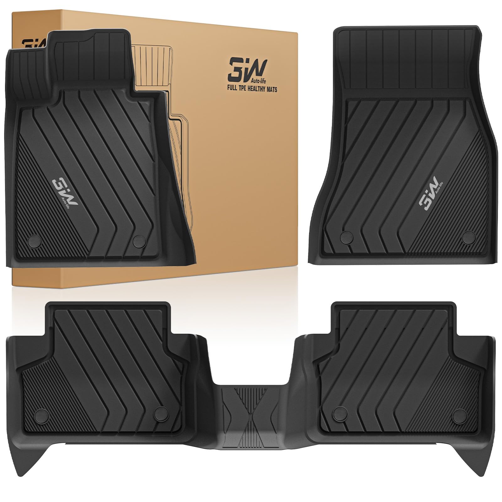 Amazon.co.jp: 3W フロアマット 5シリーズ BMW 2017-2023 (520i 528i 