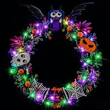 Upgraded Led Light Kit Compatible with Lego Halloween Wreath Building Set, Lights Decoration Compatible with Lego 40825 Model Not Included