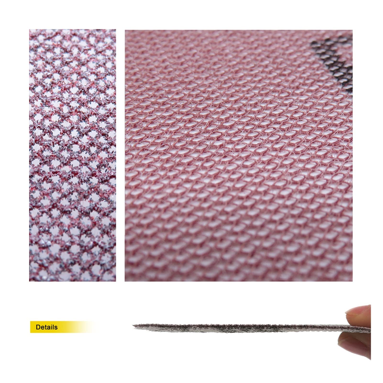 Papel de lija abrasivo ZSBLXHHJD 9 "Rueda de malla 220mm Papel de lija Alumina 80-600 Grit Shackle Dust Free for pintura automática Finishing Drywall Sander (Color : 400 Grit, Model : 5 Pcs)