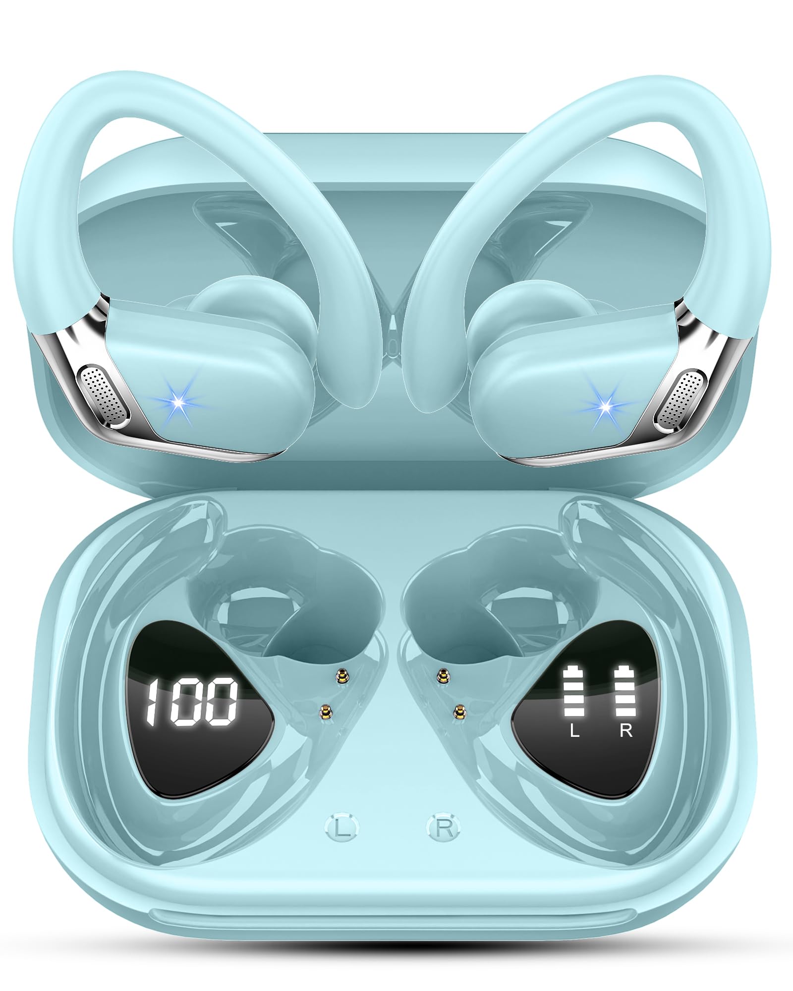 Écouteurs Open Ear Bluetooth 5.4 - Conyat - Son HiFi, Basses - 4 Micros Avec Réduction De Bruit