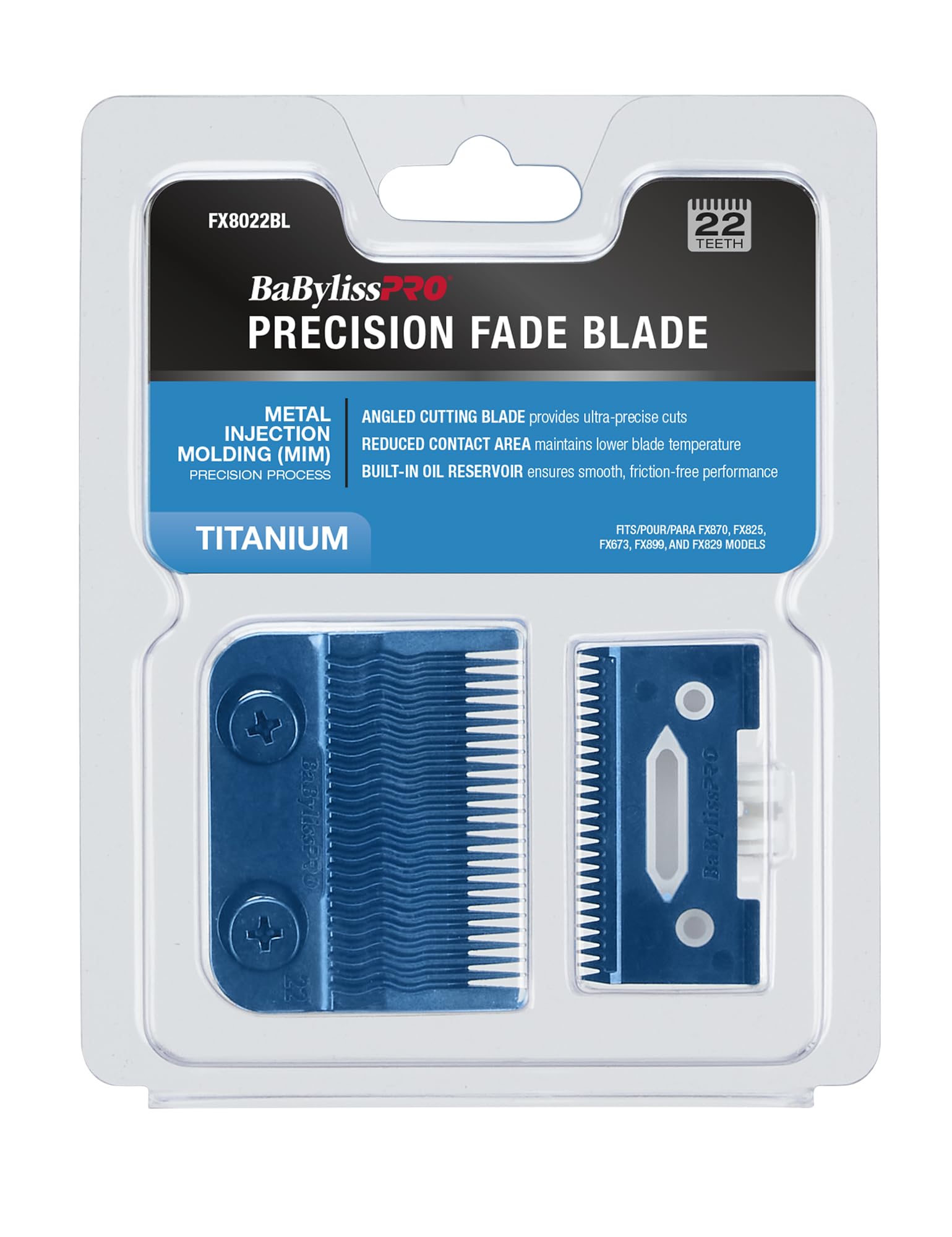 Metal Injection Molded (MIM) Blades for Clippers - FX829,FX899, FX890, FX870, FX825, FX673, FXT45C