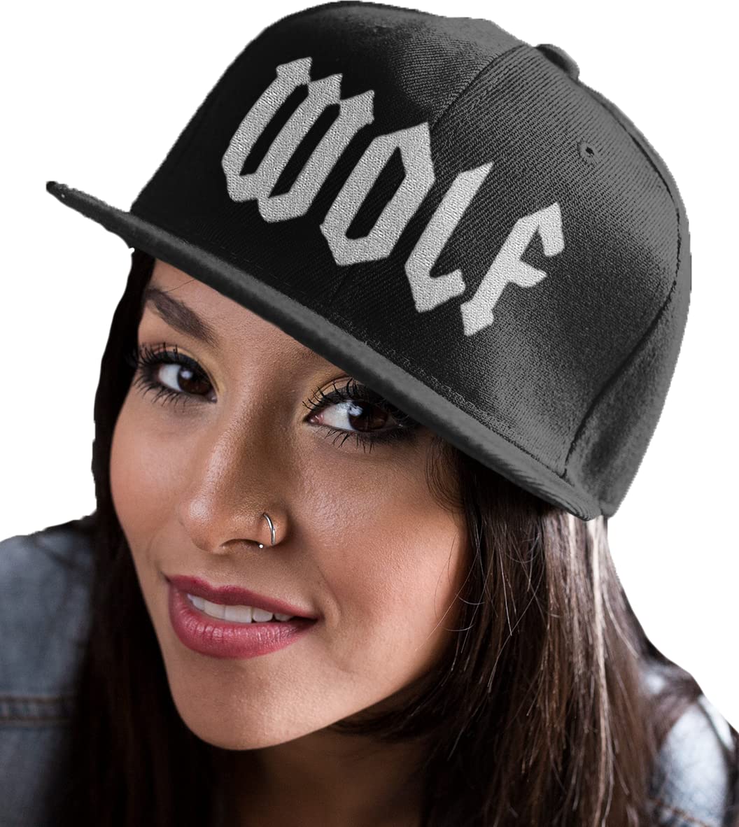 Morefaz Unisex Kids Wolf Casual Cotton Baseball Cap Hat Hats Caps Adjustable Snapback La Boss Boy Yolo Geek (Wolf)