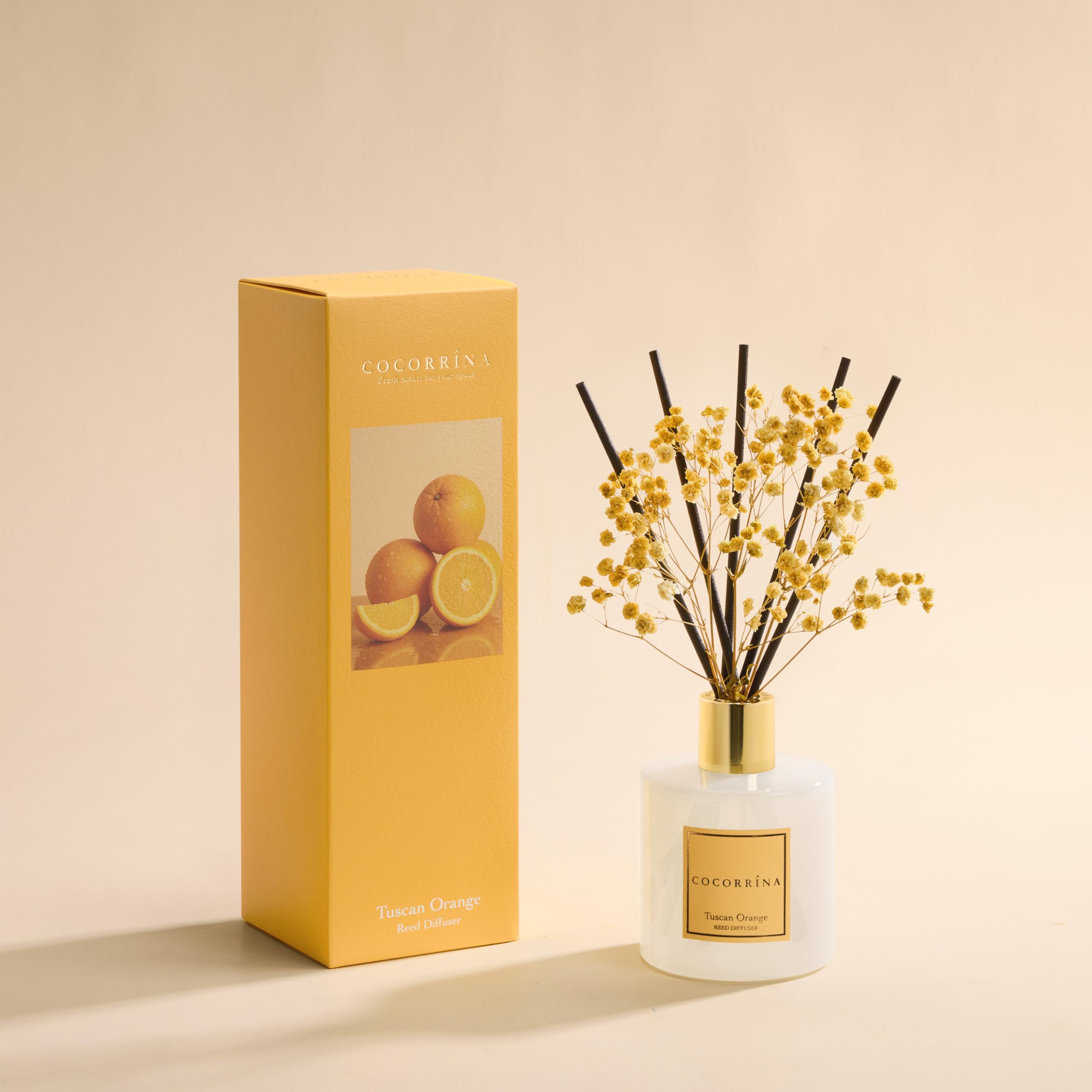 Amazon.co.jp: COCORRíNA リードディフューザー - トスカーナオレンジ