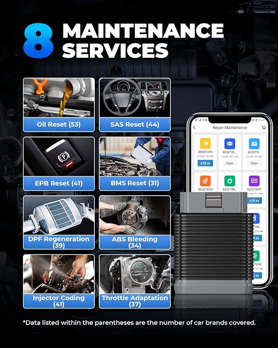 TOPDON OBD2 Bluetooth, SmartDiag Mini Code Reader Scanner, Car Diagnostic Tool with All System Diagnostics, 8 Reset and Maintenance Services, AutoVIN, 1 Year Free Use for DIYers, Support IOS&Android