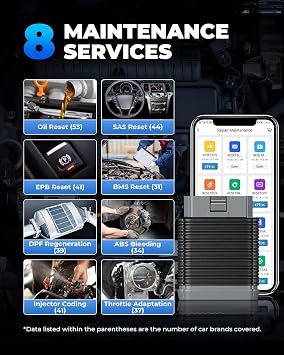 TOPDON OBD2 Bluetooth, SmartDiag Mini Code Reader Scanner, Car Diagnostic Tool with All System Diagnostics, 8 Reset and Maintenance Services, AutoVIN, 1 Year Free Use for DIYers, Support IOS&Android