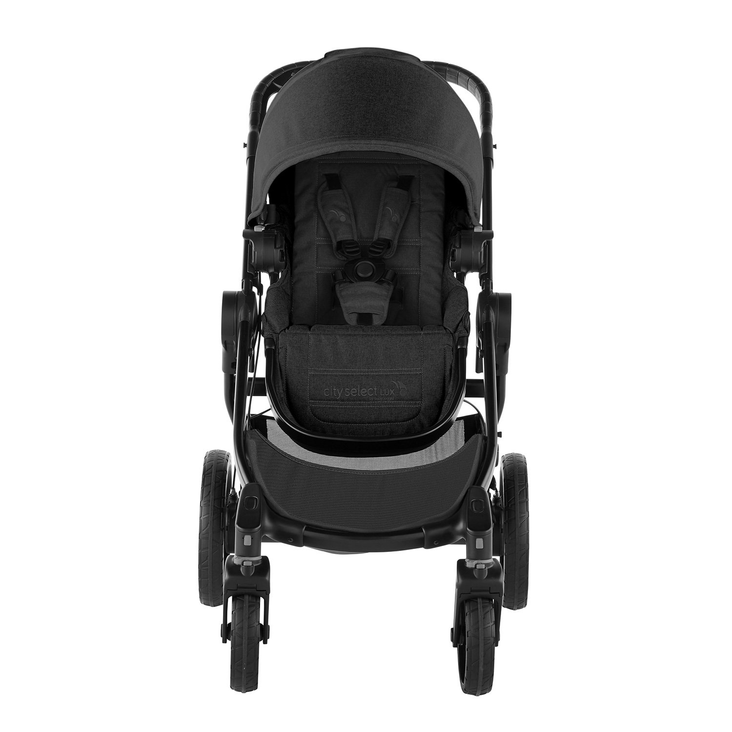 Baby Jogger City Select LUX Kinderwagen Granite (dunkelgrau) zusammenklappbar tragbar einfach bis doppelt