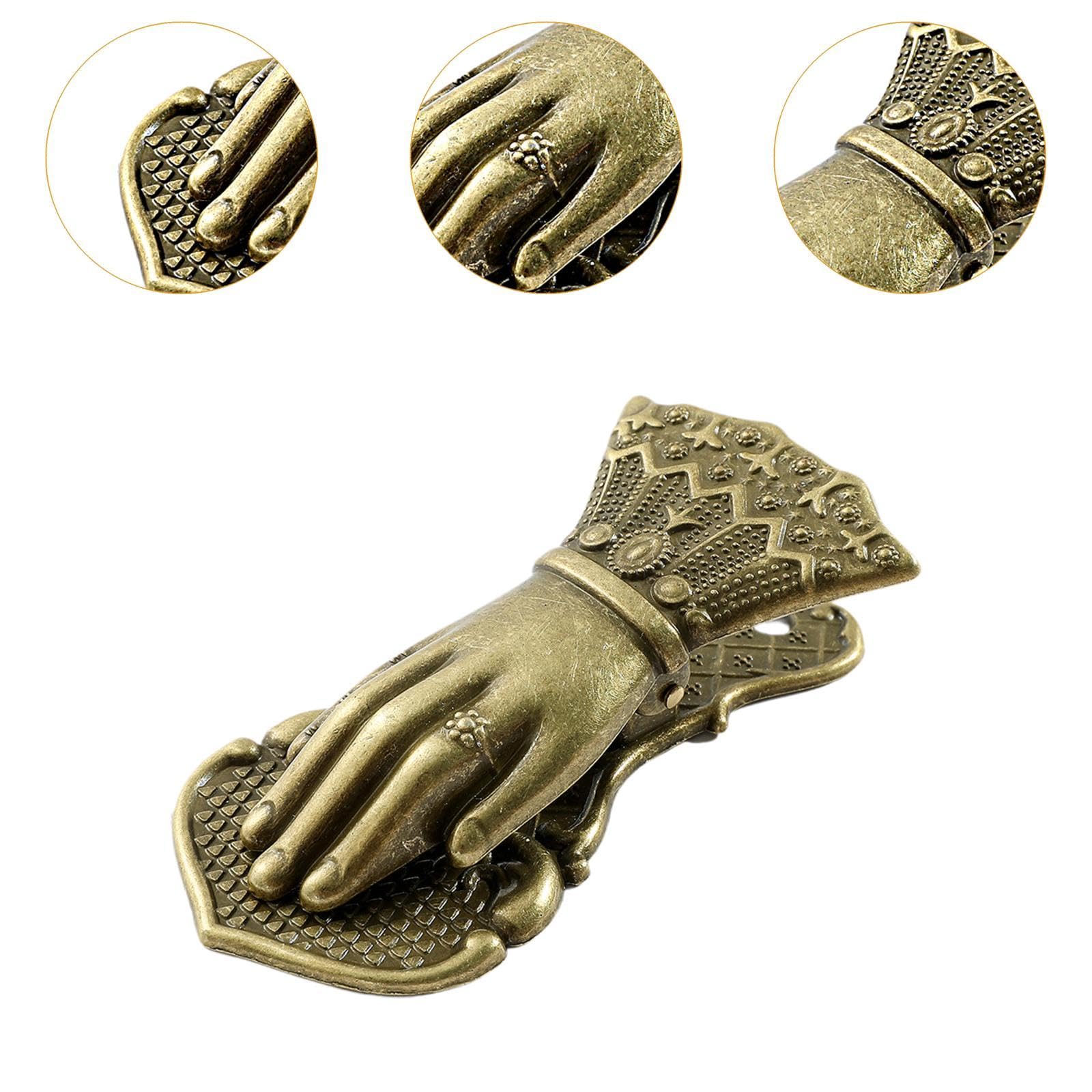 Générique Trombone Vintage En Forme de Main, Accessoire pour Carnet de Notes, Pince à Papier En Métal pour La Lecture et Le Scrapbooking, Bronze