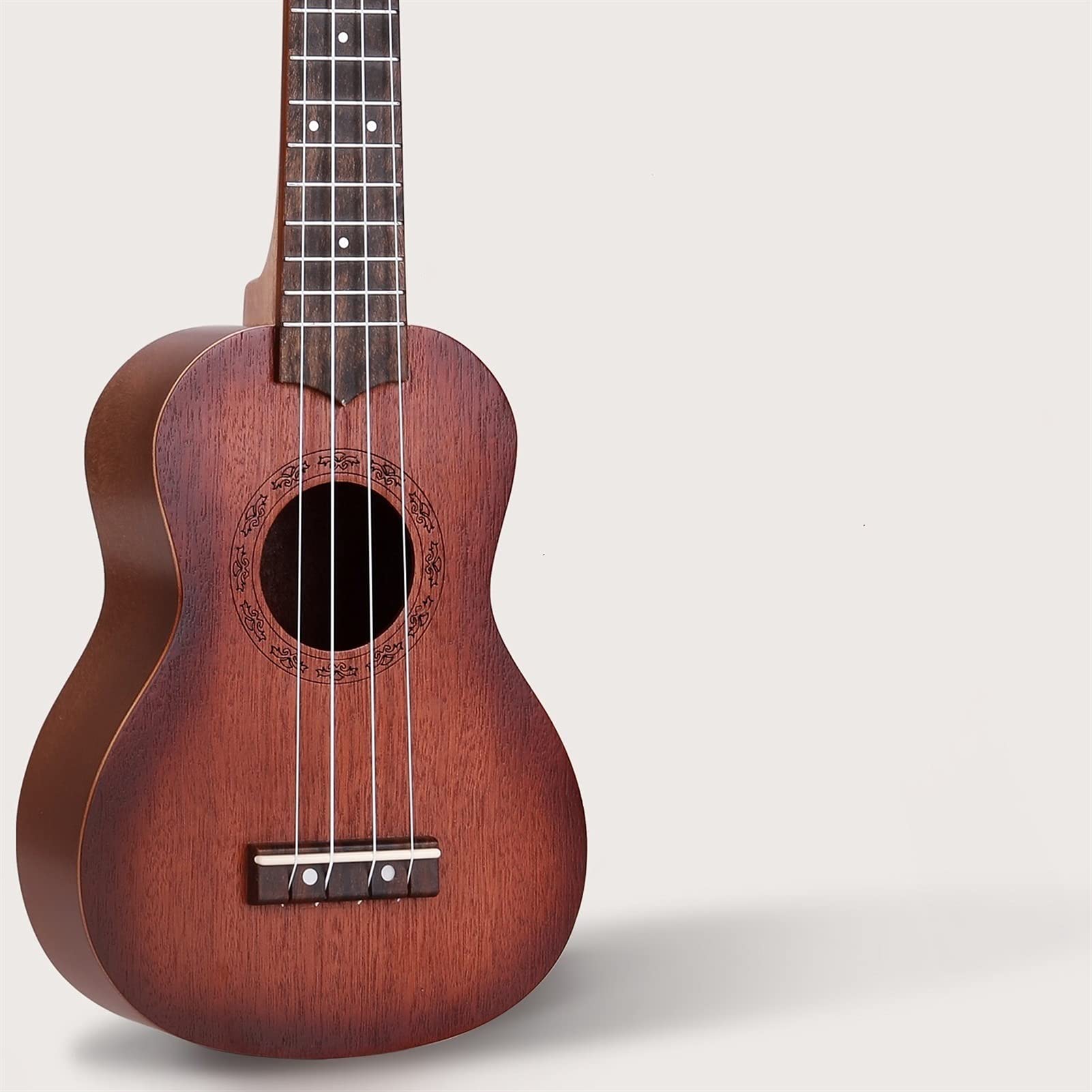 21-calowy Drewniany Ukulele 4 String Przenośny Instrument Gitary Dla Dzieci Dla Dzieci Wybierają Instrumenty Strunowe Mini Gitary Ukulele Tenoro (Color : Shabili wood)